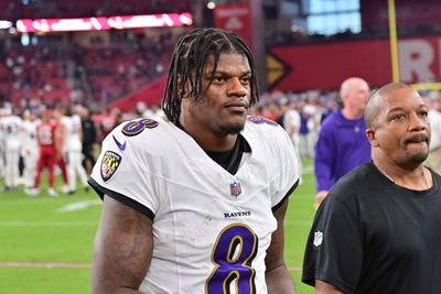 Ravens QB Lamar Jackson discusses performance in Week 8 vs. Cardinals