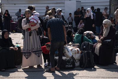 Watch live view of Rafah border crossing as injured Gazans enter Egypt