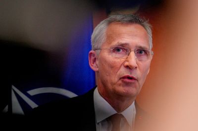 Nato chief says Russia must not be allowed ‘to take pieces of Ukraine’