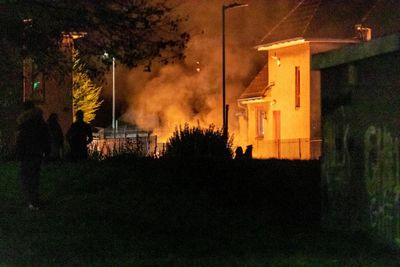 Riot police deployed in Dundee as gangs of youth set fire to bins and block roads