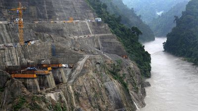 Landslide blocks diversion tunnel at NHPC’s Subansiri hydro project