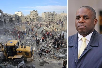 David Lammy slammed for 'reprehensible' comments on Gaza refugee camp bombing