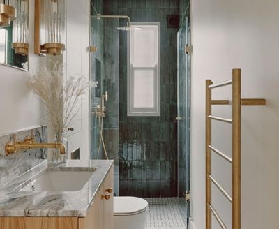 7 layout ideas that are the perfect antidote to awkwardly-shaped bathrooms