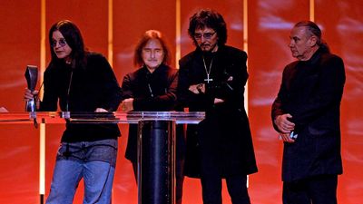 That time Black Sabbath were inducted into the UK Music Hall Of Fame and Ozzy mooned the audience because he didn't think they were rocking hard enough