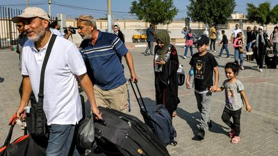 Up First briefing: Gaza-Egypt Rafah crossing partially opens; Trump family testifies