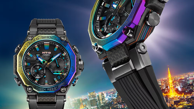Casio reveals new rainbow-plated G-Shock watch inspired by dazzling city lights