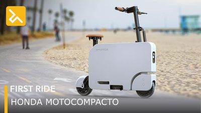 The Honda Motocompacto Scooter Is Joy In A Briefcase