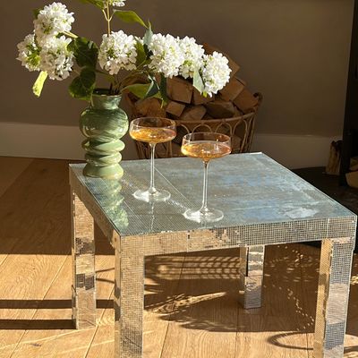 ‘It’s the ultimate party piece’ - This £12 IKEA table has been given a glitzy disco ball transformation