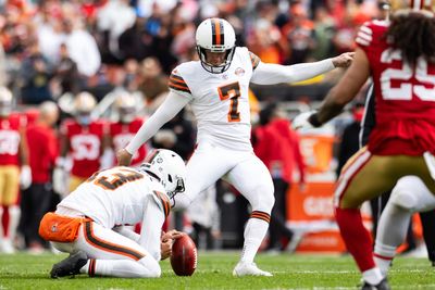 Browns kicker Dustin Hopkins honored in Pro Football Hall of Fame after setting record