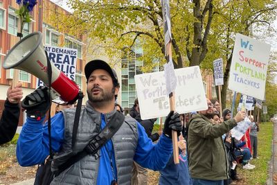 Teachers kick off strike in Portland, Oregon, over class sizes, pay and resources