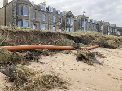 Council urge caution as dunes eroded by stormy conditions