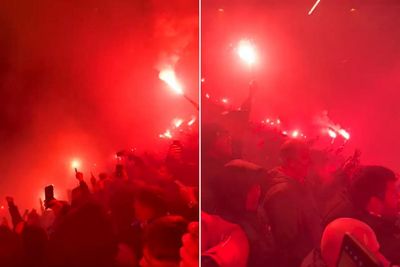 Inside Rangers' fans' bonkers pyro display that caused match delay