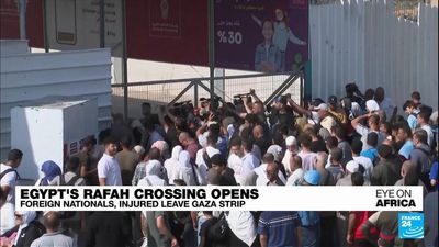 Egypt's Rafah border crossing opens to injured and binationals from Gaza