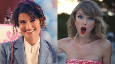 Idina Menzel Throws It Back To Being A Guest On The 1989 Tour Stage, But She Left Out Taylor Swift's Hilarious Olaf Costume
