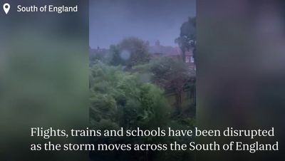 Storm Ciaran latest LIVE: 100mph-plus winds recorded as flights cancelled, schools shut and thousands of homes without power