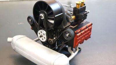 Miniature Flat-Four Air-Cooled Engine Sounds Like A Subaru Rally Car
