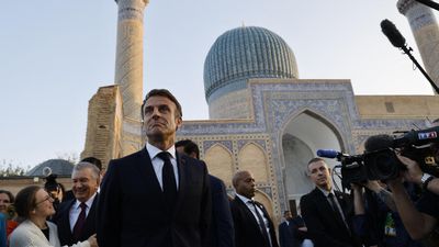 France's Macron visits Uzbekistan to expand EU footprint in Central Asia