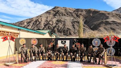 Northern Army Commander reviews operational and security preparedness along the LAC