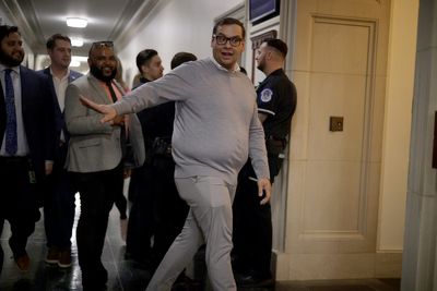 George Santos crowns himself king after surviving vote to expel him from Congress