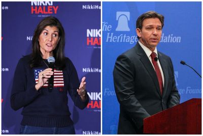 Nikki Haley mocks Ron DeSantis over height-boosting heel rumors