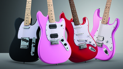 I played the new Squier Sonic guitars and they blew me away – but my favorite took me by surprise