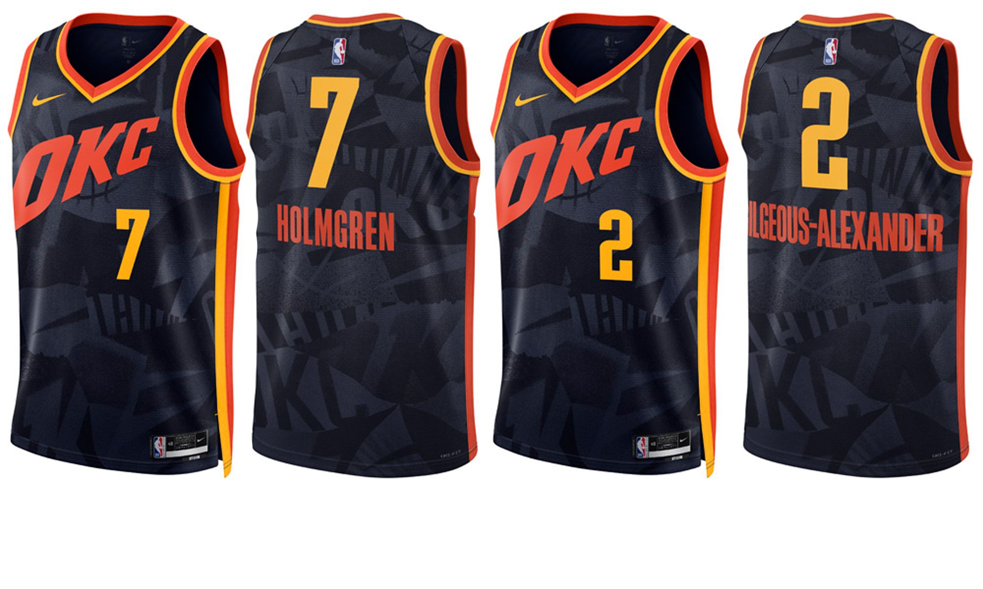 okc thunder city uniforms