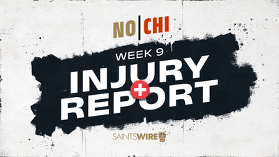 Saints upgrade several starters on offense on Week 9 injury report vs. Bears