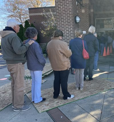 Early voting at one Lexington site attracted a large crowd