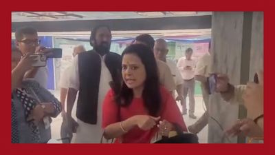 ‘Vastraharan, witch-hunt of the worst kind’: How did front pages cover Mahua Moitra’s walkout?