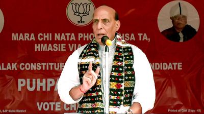 Congress promoted a “crisis of trust” in politics: Rajnath Singh