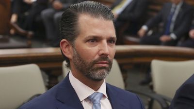 Donald Trump Jr asks courtroom sketch artist to 'make me look sexy' in $250m civil fraud trial