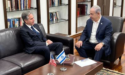 First Thing: Blinken arrives in Tel Aviv to meet Netanyahu