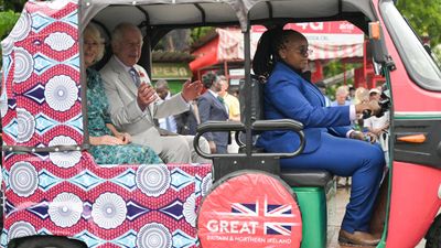 Heavy rains disrupt final day of British royal tour in Kenya