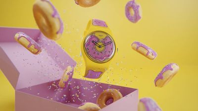 Swatch celebrates The Simpsons with donut inspired watch