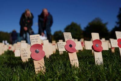 Veteran ‘humbled’ as largest field of remembrance opened by Royal British Legion