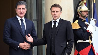 Kurdistan leader cements decades-old ties in visit to Paris