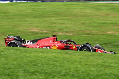 F1 Brazilian GP: Sainz leads Ferrari 1-2 in sole practice