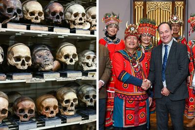 Skulls of tribal warriors returned to ancestral home by University of Edinburgh