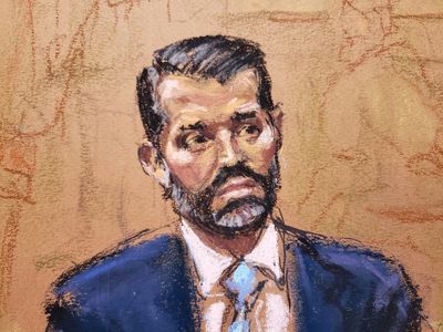 Donald Trump Jr asked courtroom sketch artist to ‘make me look sexy’