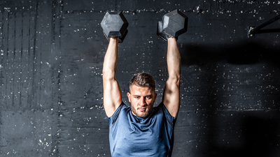 Two dumbbells, 15 minutes and five exercises to build total body strength