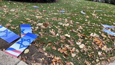 Jewish community in Skokie raises fears after Israeli yard signs stolen, torn up