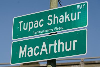 Tupac Shakur has an Oakland street named for him 27 years after his death