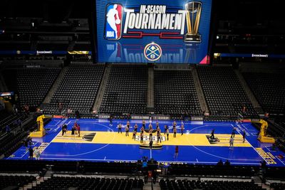Long distance! Wrongly measured 3-point line on Nuggets' court fixed ahead of tipoff with Mavericks