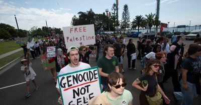 Peaceful Newcastle protesters march for 'a free Palestine'