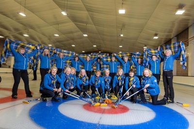 Curlers raise funds for Doddie Weir charity while competing in Sweden