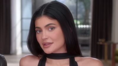 Kylie Jenner Frolicked In A Faux Leather Halter Top To Show Off Her New Clothing Line In Viral TikTok, But Apparently The Marketing Isn’t Working