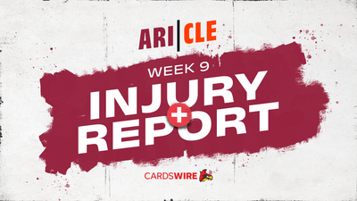 Cardinals-Browns final Week 9 injury report game designations