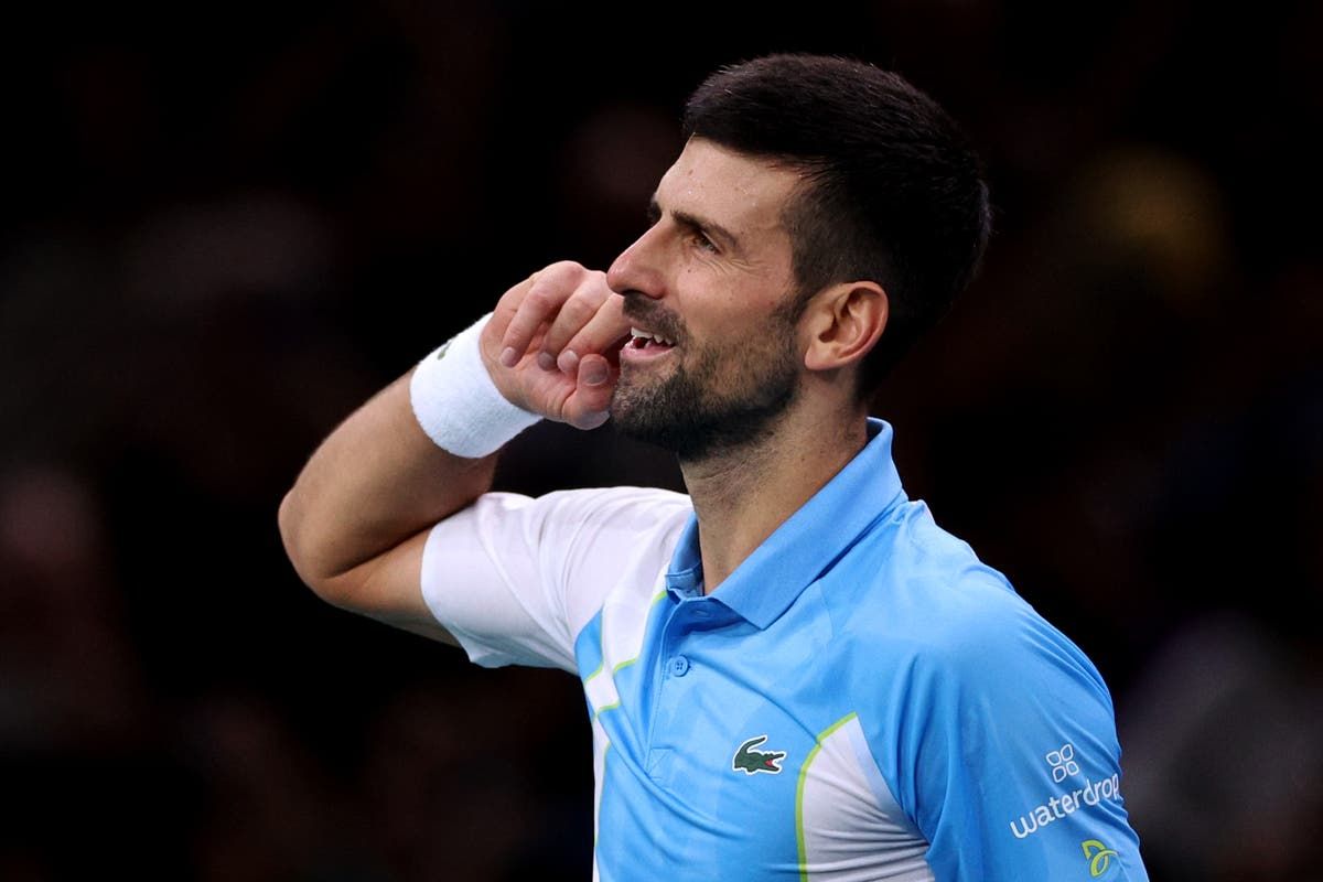 Novak Djokovic Outlasts Andrey Rublev In Paris…