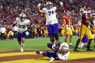 Dillon Johnson erupts for 256 rushing yards as Washington tramples USC