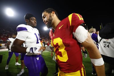 College fans felt ABC lingered too long on Caleb Williams’ emotional moment with family after USC loss